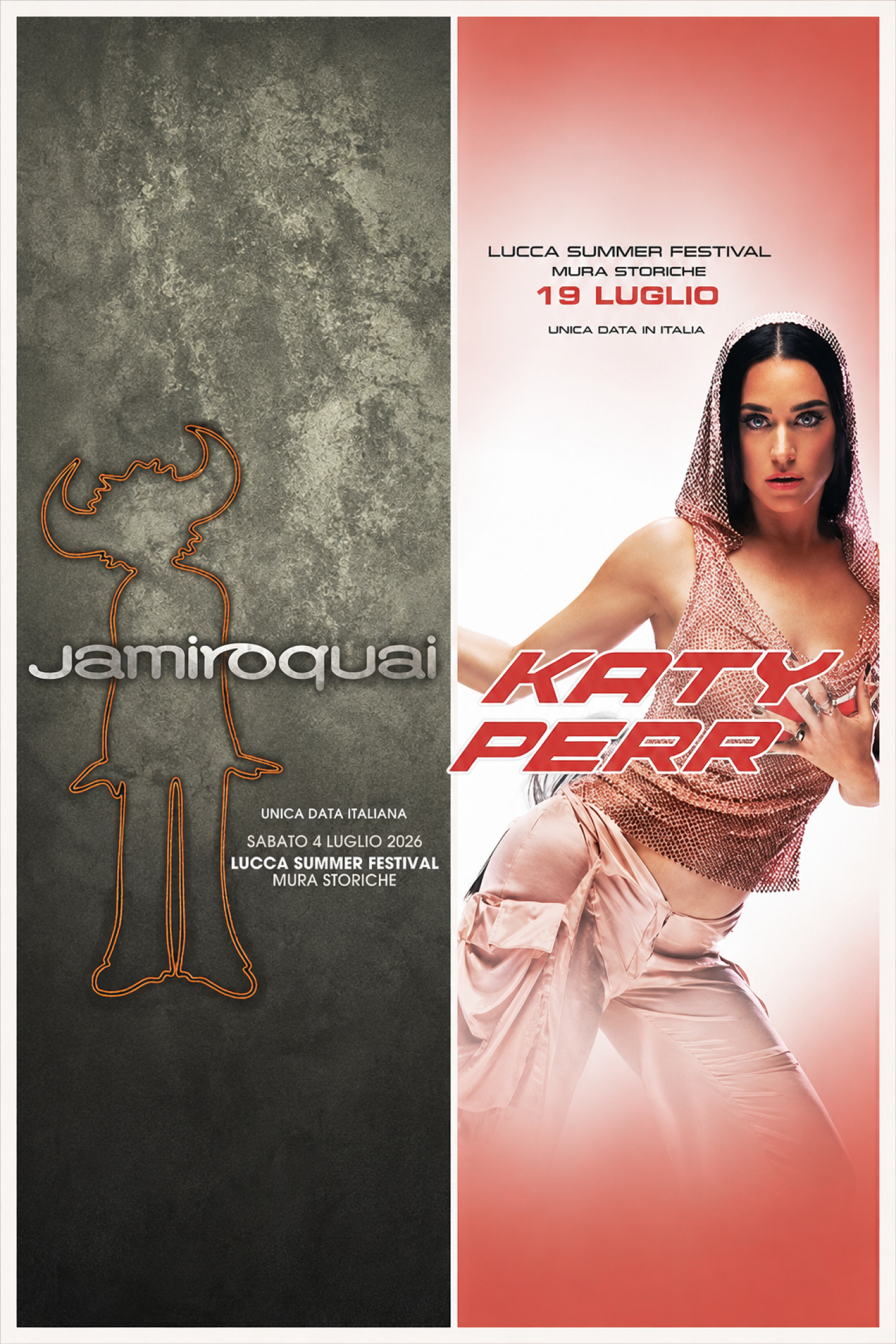 PRENOTAZIONE POSTI AUTO PER I CONCERTI DI JAMIROQUAI E KATY PERRY